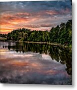 Sunrise Over Boone Lake Metal Print