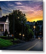 Sunset At Historic Blountville Metal Print