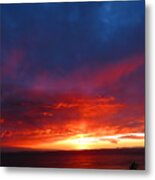 Sunset On San Juan Island Metal Print