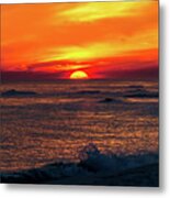 Sunset On The Horizon, Perdido Key, Florida Metal Print