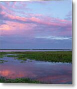 Sunset Reflection Metal Print