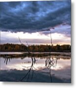 Sunset Reflection Metal Print