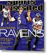 Super Bowl Xlvii Champion Baltimore Ravens Sports Illustrated Cover Metal Print