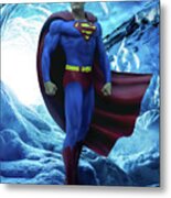 Superman - Home Metal Print
