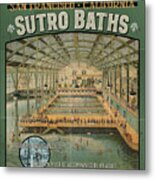Sutro Baths Poster Metal Print