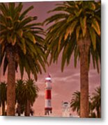 Swakopmund Lighthouse, Namibia Metal Print