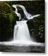 Sweet Creek Waterfall Metal Print