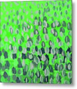 Swimmingly Green Metal Print