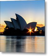 Sydney Opera House Sunrise Metal Print