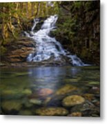 Tama Fall Spring Reflections Metal Print