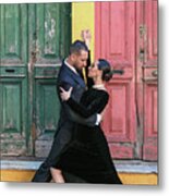 Tango In Caminito 002 Metal Print