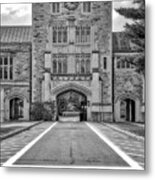 Taylor Hall Vassar College Bw Metal Print