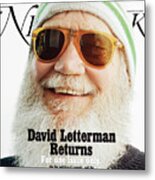 David Letterman, Tv Issue 2017 Metal Print