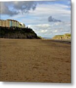 Tenby From Down On South Beach Metal Print