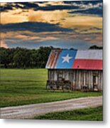 Texas Barn Metal Print