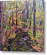 Thanksgiving Woods Metal Print