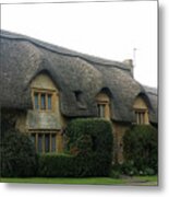 Thatched Cottage Metal Print