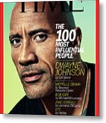 The 100 Most Influential People - Dwayne Johnson Metal Print