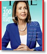The 100 Most Influential People - Nancy Pelosi Metal Print
