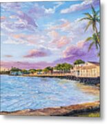 The Back Of Front Street Lahaina Metal Print