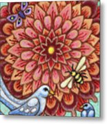 The Birds And The Bee Metal Print