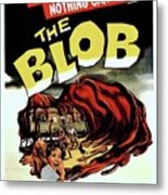 The Blob Metal Print