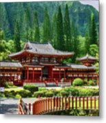 The Byodo-in Temple Metal Print
