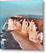 The Cliffs At Deauville 2 Metal Print