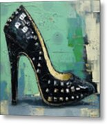 The Club Dancer Pump Metal Print