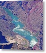 The Colorado River At The Grand Canyon Metal Print