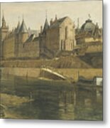 The Conciergerie During The Reconstruction Metal Print