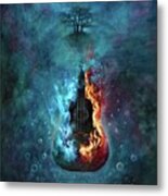 The Cosmic Forge Metal Print