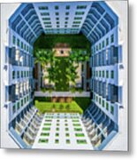 The Courtyard Metal Print