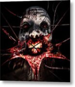 The Dentist By Argus Dorian Decaydead Dark Artist Metal Print