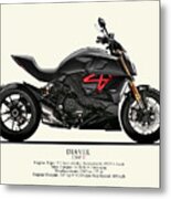 The Diavel 1260 S Metal Print