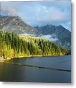 The First Frost On Capilano Lake Metal Print