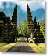 The Gates Of Heaven - Handara Gate, Bali. Indonesia Metal Print