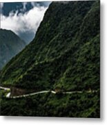 The High Road - High Mountain Pass, Northern Vietnam Metal Print