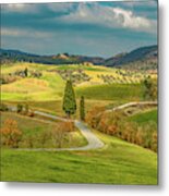 The Hills Are Alive In Tuscany Metal Print
