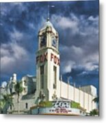 The Historic Fox Theatre - Bakersfield, California Metal Print