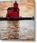 The Holland Harbor Lighthouse Metal Print