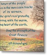 The Honor Of The People Is Its Women Metal Print