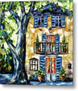 The House In Provence Metal Print