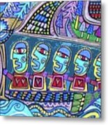 The Inclusive Whale Journey Of Humankind Metal Print