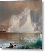 The Icebergs 1861 Metal Print