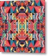 The Joy Of Design Mandala Series Puzzle 8 Arrangement 7 Metal Print