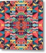 The Joy Of Design Mandala Series Puzzle 8 Arrangement 8 Metal Print