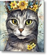 The Kitten Queen Metal Print