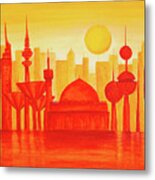 The Land Of The Golden Sun Metal Print