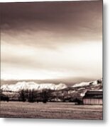 The Last Ranches Of The Heber Valley 1 Metal Print